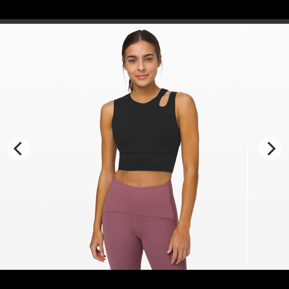 Lululemon Mastered Motion Cropped Tank